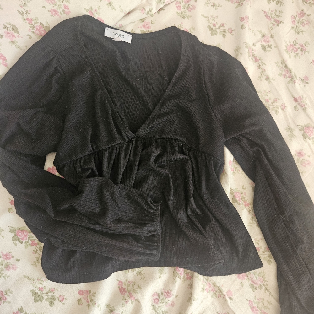 Black Long Sleeve Top
